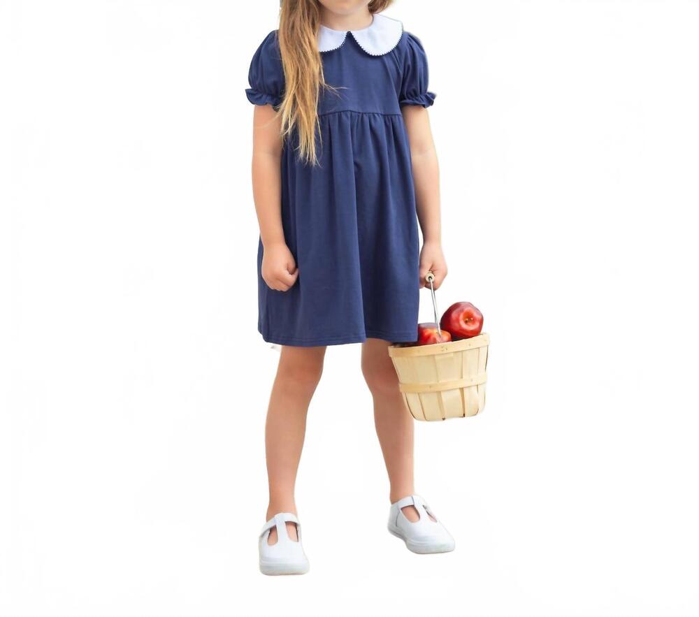 NEW JELLYBEAN girls charlotte dress in navy